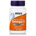NOW FOODS Omega 3 Συμπλήρωμα Διατροφής με Ιχθυέλαια 30 Softgels