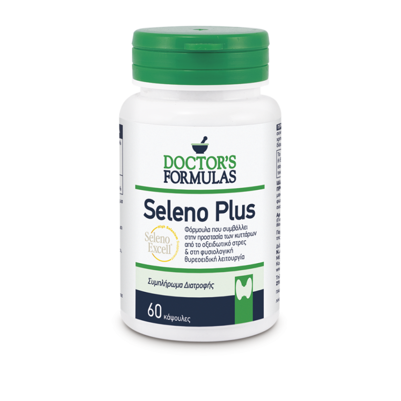 DOCTOR'S FORMULAS Seleno Plus Συμπλήρωμα Διατροφής Κατά της Οξείδωσης 60 Κάψουλες