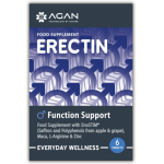 AGAN Erectin Function Support Συμπλήρωμα Διατροφής για Δύναμη , Τόνωση και Απόδοση 6 Ταμπλέτες