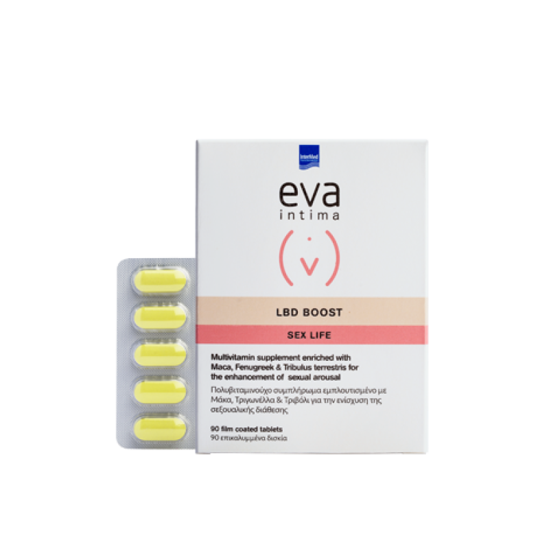 EVA Intima LBD Boost Sex Life Πολυβιταμινούχο Συμπλήρωμα Διατροφής για τη Γυναικεία Λίμπιντο 90 Ταμπλέτες