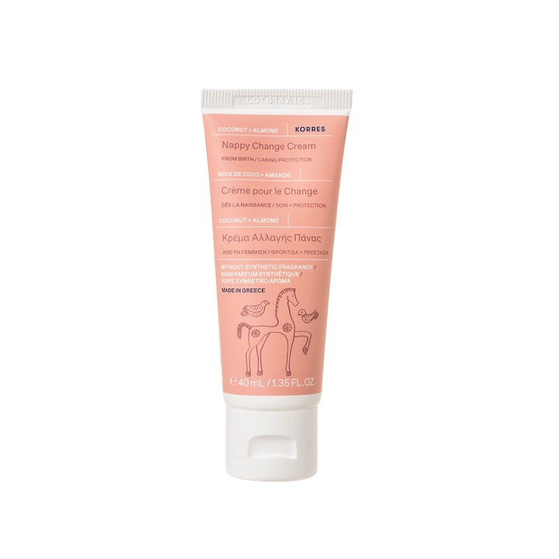 KORRES Nappy Change Cream Κρέμα Αλλαγής Πάνας απο τη Γέννηση 40ml
