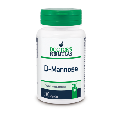 DOCTOR'S FORMULAS D-Mannose Συμπλήρωμα Διατροφής για τη Καλή Υγεία του Ουροποιητικού Συστήματος 30 Κάψουλες