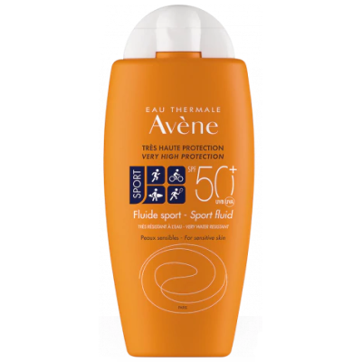 AVENE Sun Fluide Sport Αντηλιακή Κρέμα Προσώπου & Σώματος Ιδανική για Αθλητικές Δραστηριότητες με Λεπτόρρευστη Υφή SPF50+ 100ml