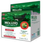 MOLLER'S Forte Omega-3 Μουρουνέλαιο 150 Kάψουλες