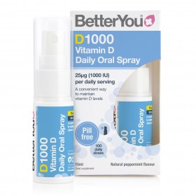 BETTER YOU Vitamin D3 1000IU 25μg Daily Oral Spray Συμπλήρωμα Διατροφής με Βιταμίνη D3 σε Μορφή Σπρέι 15ml