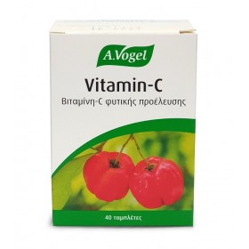 A.VOGEL Vitamin C Συμπλήρωμα Διατροφής με Βιταμίνη C Φυτικής Προέλευσης 40 Ταμπλέτες