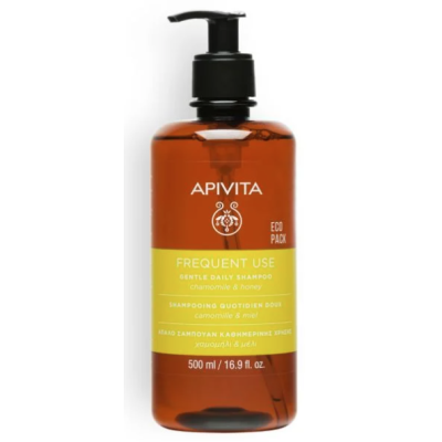 APIVITA Gentle Daily Shampoo Σαμπουάν Καθημερινής Χρήσης με Χαμομήλι & Μέλι 500ml