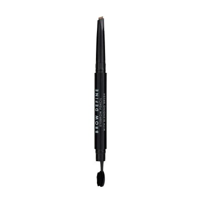 MUA Eyebrow Define Pencil With Blending Brush Light Brown Μολύβι Φρυδιών 1.5g