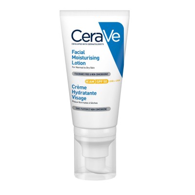 CERAVE Facial Moisturising Lotion AM Ενυδατική Κρέμα Προσώπου για Κανονικό έως Ξηρό Δέρμα SPF50 52ml