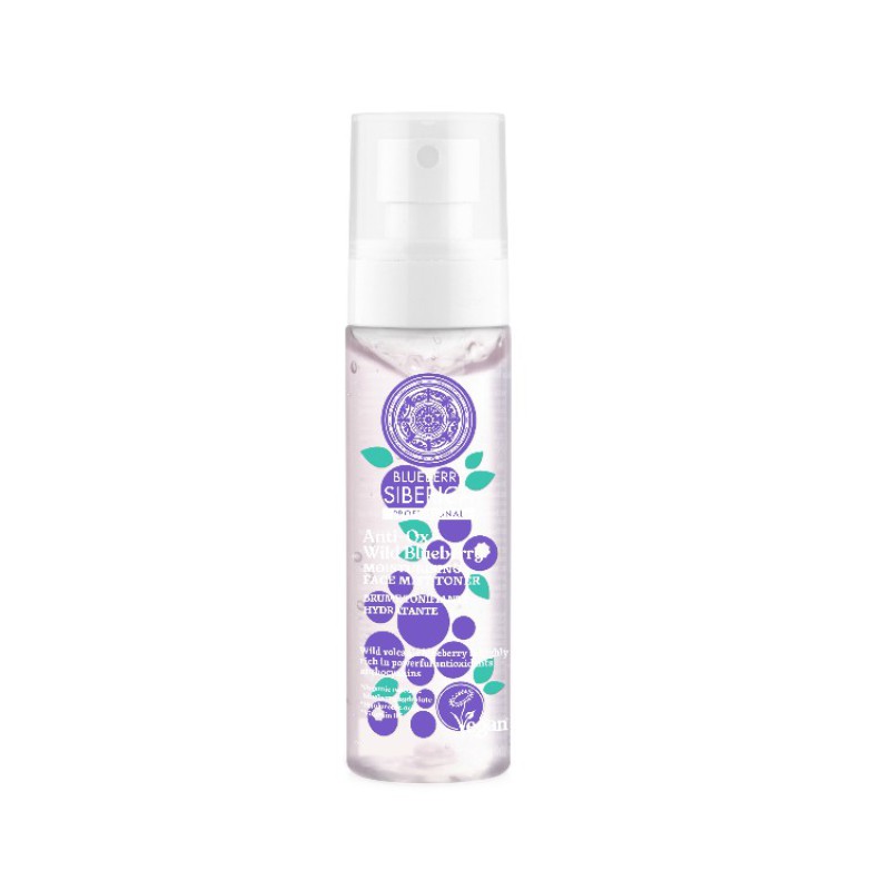 BLUEBERRY SIBERICA Professional Anti-Ox Wild Blueberry Moisturising Face Mist Toner Ενυδατικό Σπρέι Mist Προσώπου για Όλους τους Τύπους Επιδερμίδας 100ml