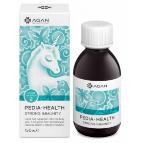 AGAN Pedia Health Strong Immunity Συμπλήρωμα Διατροφής σε Σιρόπι για Δυνατό Ανοσοποιητικό Σύστημα Κατάλληλο για Παιδιά 150ml 