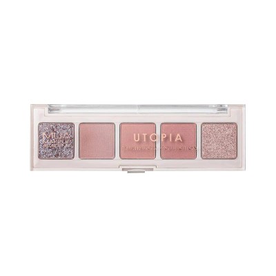 MUA 5 Shade Utopia Eyeshadow Collection Παλέτα Σκιών για τα Μάτια 3.8g