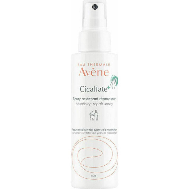 AVENE Cicalfate+ Ξηραντικό Επανορθωτικό Σπρέι Προσώπου & Σώματος για Ευαίσθητο Δέρμα με Τάση Διαβροχής 100ml