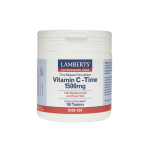 LAMBERTS Vitamin C Time Realease 1500mg Βιταμίνη C Βαθμιαίας Απελευθέρωσης με Προσθήκη Βιοφλαβονοειδών 120 Ταμπλέτες