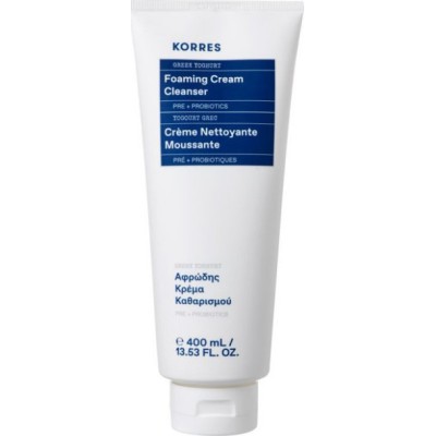 KORRES Greek Yoghurt Foaming Cream Cleanser Αφρώδης Κρέμα Καθαρισμού με Προβιοτικά 400ml