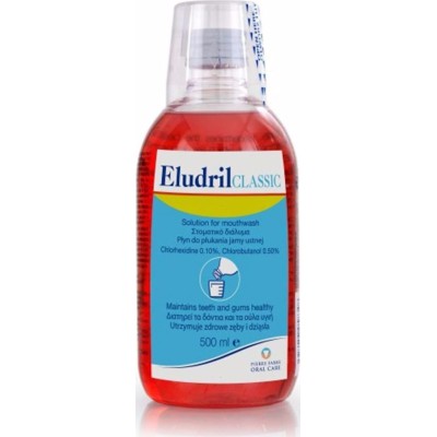 ELUDRIL Classic Στοματικό Διάλυμα Χλωρεξιδίνης 500ml