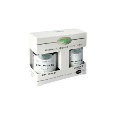 POWER HEALTH Power of Nature Platinum Range 1+1 Zinc 16mg Plus D3 2000IU 30 Δισκία & Vitamin C 1000mg 20 Δισκία 