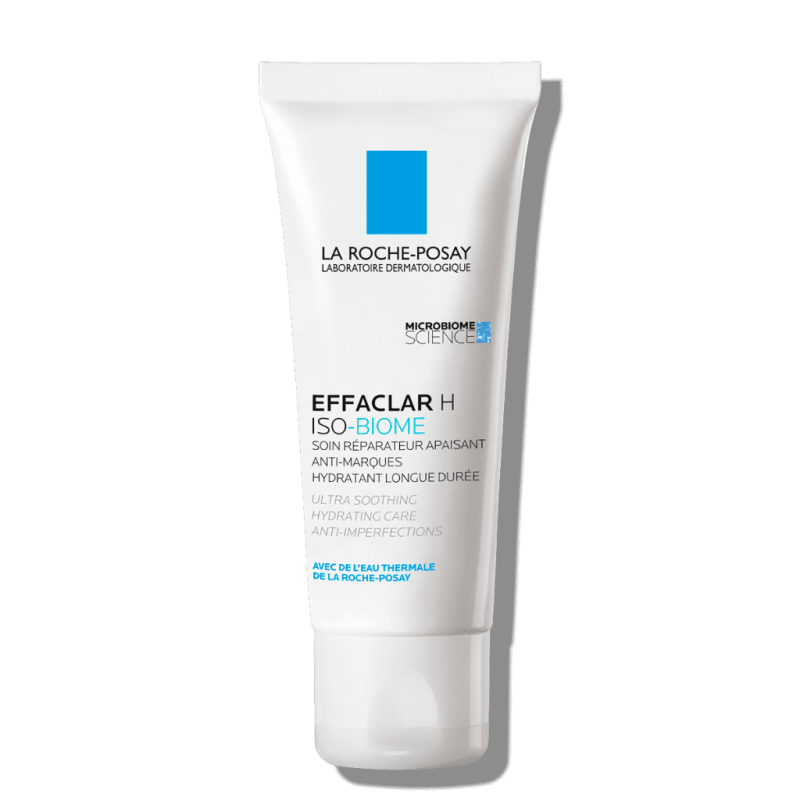 LA ROCHE POSAY Effaclar H ISO-Biome Καταπραϋντική Ενυδατική Κρέμα Κατά των Ατελειών του Προσώπου Λόγω Ξηραντικής Θεραπείας 40ml