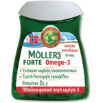MOLLER'S Forte Omega-3 Μουρουνέλαιο 60 Κάψουλες