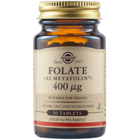 SOLGAR Folate (as Metafolin) 400mg 50 δισκία