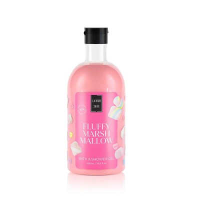 LAVISH CARE Fluffy Marsh Mallow Bath & Shower Gel Αφρόλουτρο Σώματος 500ml