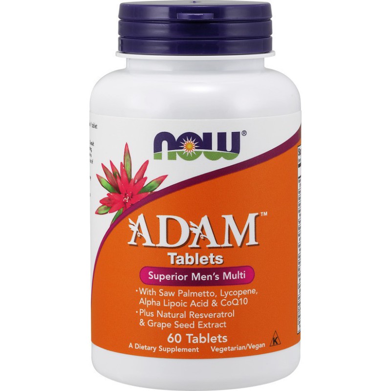 NOW FOODS Adam Ανδρική Πολυβιταμίνη 60tabs