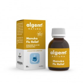 ALGEM NATURA Manuka Flu Releif Συμπλήρωμα Διατροφής για την Ενίσχυση του Ανοσοποιητικού Συστήματος και για την Ανακούφιση απο τα Συμπτώματα του Κρυολογήματος με Μέλι Μανούκα 50ml