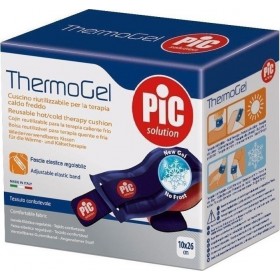PIC Solution Thermogel Extra Comfort Μαξιλαράκι Πολλών Χρήσεων για Θερμοθεραπεία και Κρυοθεραπεία 10x26cm με Άνετο Ύφασμα 1τμχ