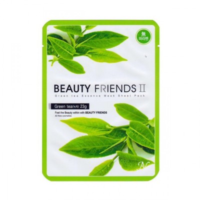 BEAUTY FRIENDS II Μάσκα Προσώπου με Αλόη 23g 