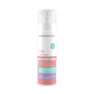 PHARMASEPT Kids Intim Foam Απαλός Παιδικός Αφρός Καθαρισμού για την Ευαίσθητη Περιοχή 200ml