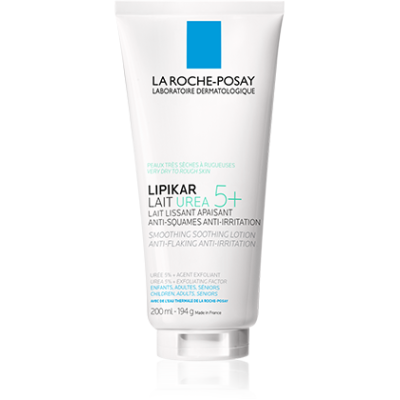 LA ROCHE POSAY Lipikar Lait Urea 5+ Καταπραυντικό Γαλάκτωμα Κατά της Τραχύτητας & Κατά των Ερεθισμών Λόγω Ξηρότητας 200ml