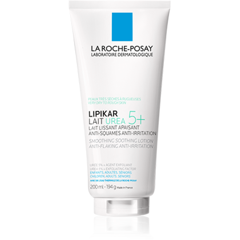 LA ROCHE POSAY Lipikar Lait Urea 5+ Καταπραυντικό Γαλάκτωμα Κατά της Τραχύτητας & Κατά των Ερεθισμών Λόγω Ξηρότητας 200ml