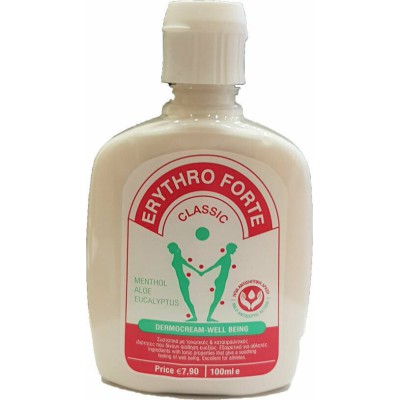 ERYTHRO FORTE Thermocream Θερμαντική Κρέμα για την Ανακούφιση απο τους Μυικούς Πόνους 115ml