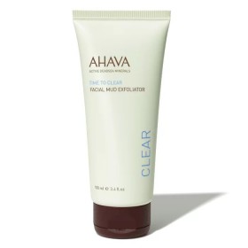 AHAVA Time to Clear Facial Mud Exfoliator Απολεπιστική Κρέμα Προσώπου για Ενυδάτωση 100ml