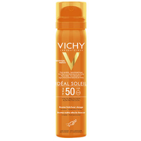VICHY Ideal Soleil Αόρατο Δροσερό Spray για το Πρόσωπο SPF50+ 75ml  