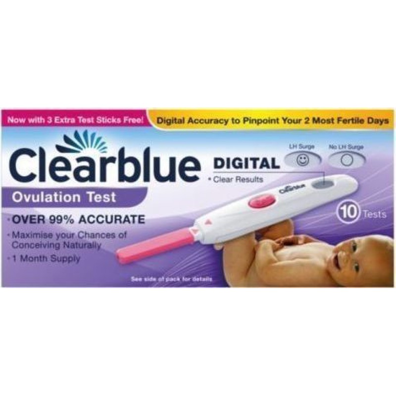 CLEARBLUE Ψηφιακό Τεστ Ωορρηξίας 10τμχ