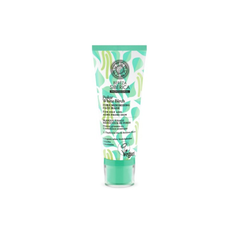 BEREZA SIBERICA Professional Polar White Birch Pore Minimising Face Mask Mάσκα Ελαχιστοποίησης των Πόρων για Λιπαρή και Ακνεϊκή Επιδερμίδα 100ml