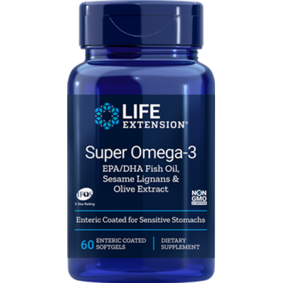 LIFE EXTENSION Super Omega 3 EPA/DHA 60 softgels