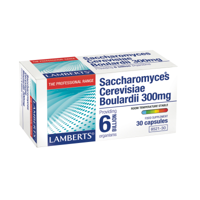 LAMBERTS Saccrharomyces Cerevisiae Boulardii 300mg 30 Κάψουλες