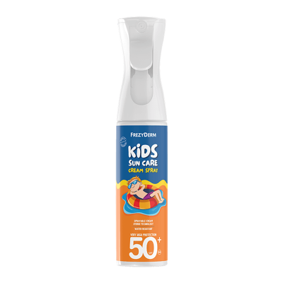 FREZYDERM Kids Sun Care Cream Spray Παιδικό Αντηλιακό Σπρέι Πολύ Υψηλής Ηλιοπροστασίας Ανθεκτικό στο Νερό SPF50+ 275ml