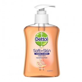 DETTOL Soft on Skin Hard on Dirt Antibacterial Liquid Hand Wash Grapefruit Αντιβακτηριδιακό Υγρό Κρεμοσάπουνο Χεριών 250ml