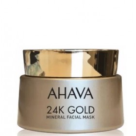AHAVA 24K Gold Mineral Mud Mask Μάσκα Προσώπου με Καθαρό Χρυσό για Σύσφιξη 50ml