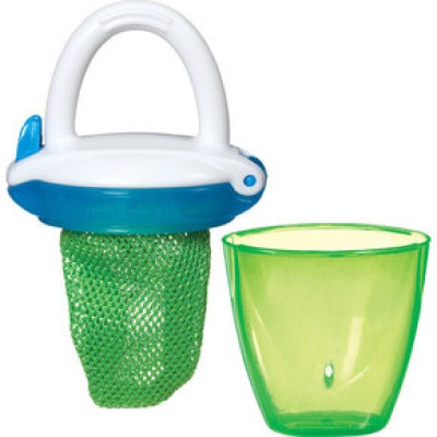 MUNCHKIN Deluxe Fresh Food Feeder με Θήκη (Green 5019090114905) , 6m+