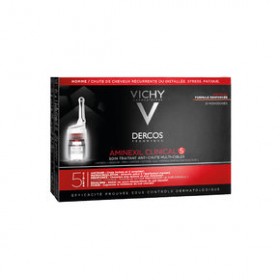 VICHY Dercos Aminexil Clinical 5 Για Άνδρες 21x6ml