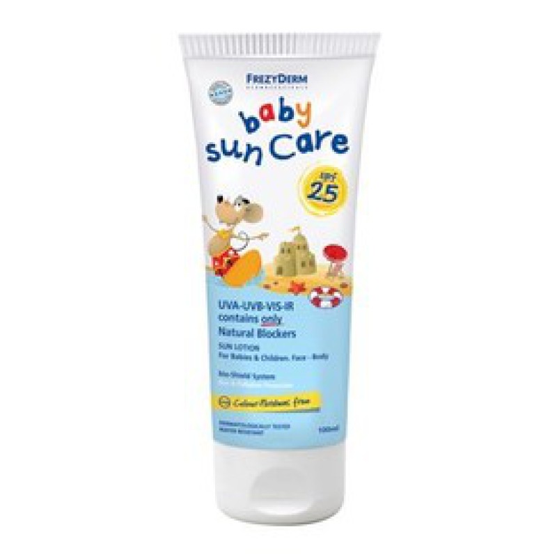 FREZYDERM Baby Sun Care SPF 25 Αντιηλιακό Γαλάκτωμα Προσώπου και Σώματος για Βρέφη και Παιδιά 100ml