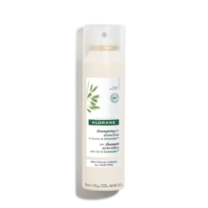 KLORANE Dry Shampoo Ultra Gentle Ξηρό Σαμπουάν με Βρώμη και Κεραμίδια για Όλους τους Τύπους Μαλλιών 150ml