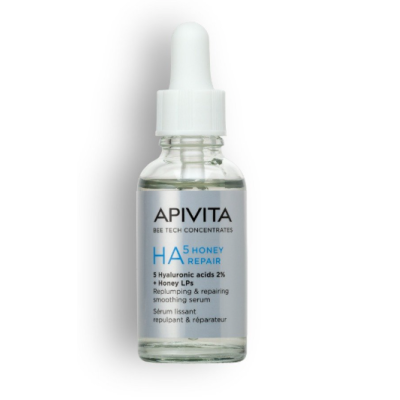 APIVITA Bee Tech Concentrates HA5 Honey Repair Ορός Επανόρθωσης & Λείανσης της Επιδερμίδας με 5 Υαλουρονικά Οξέα και Μέλι 30ml