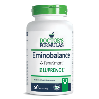 DOCTOR'S FORMULAS Eminobalance FenuSmart , Luprenol Συμπλήρωμα Διατροφής για την Εμμηνόπαυση 60 Κάψουλες