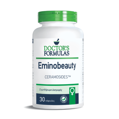 DOCTOR'S FORMULAS Eminobeauty Ceramosides Συμπλήρωμα Διατροφής για την Επιδερμίδα στην Εμμηνόπαυση 30 Κάψουλες
