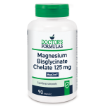 DOCTOR'S FORMULAS Magnesium Bisglycinate Chelate 125mg Συμπλήρωμα Διατροφής με Χηλικό Μαγνήσιο 90 Κάψουλες